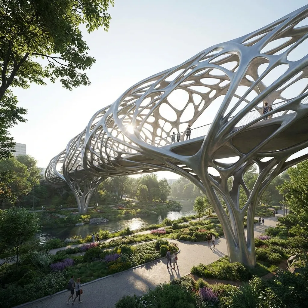 Topology-Optimized Bridge - 1