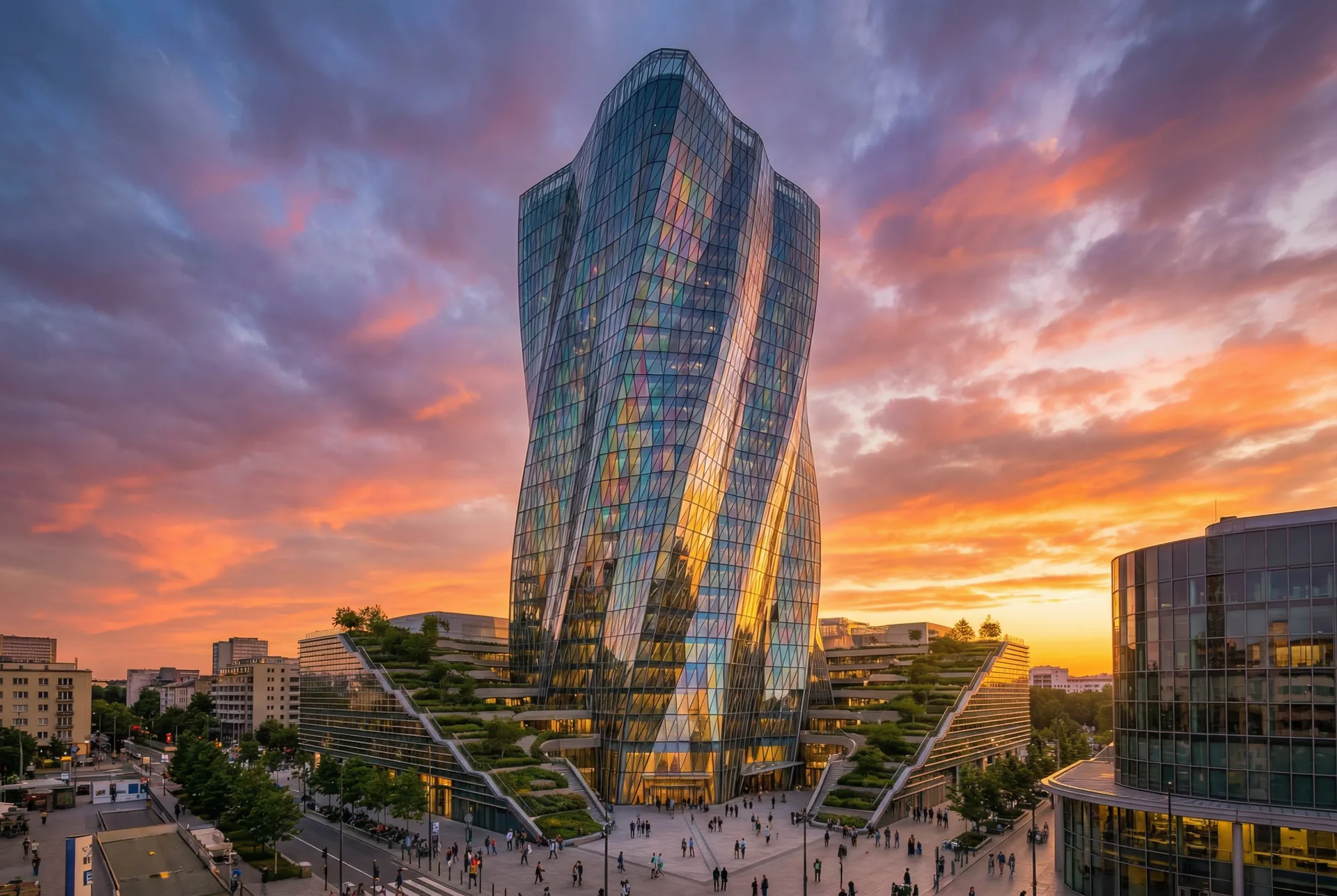 Climate-responsive parametric facade