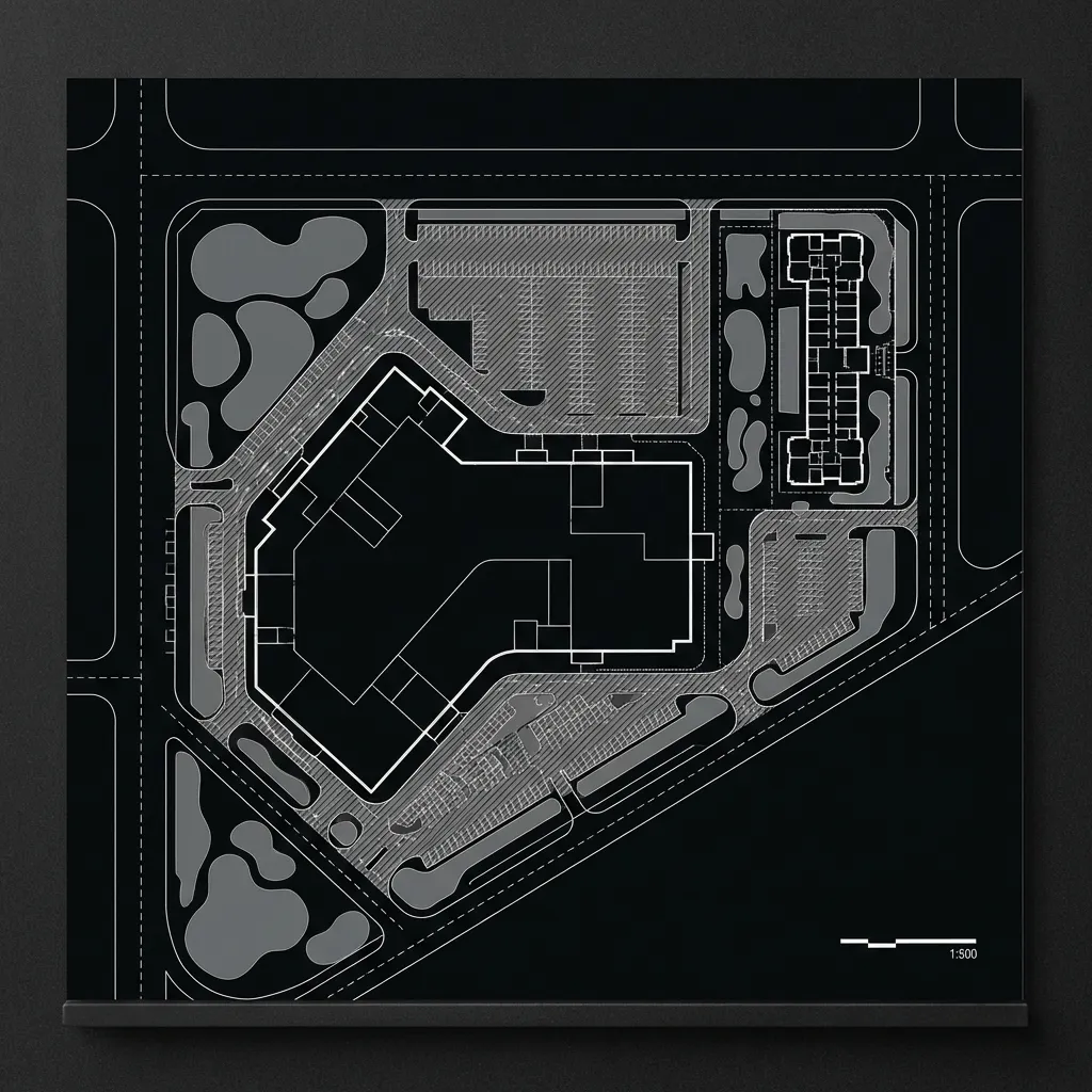 COMPLEX - Most developments fail at this scale by repeating a single block logic. Inspired by Christopher Alexander and contemporary emergence theory, we use agent-based massing where buildings negotiate sunlight, view corridors, wind channels, and public access as an ecosystem.